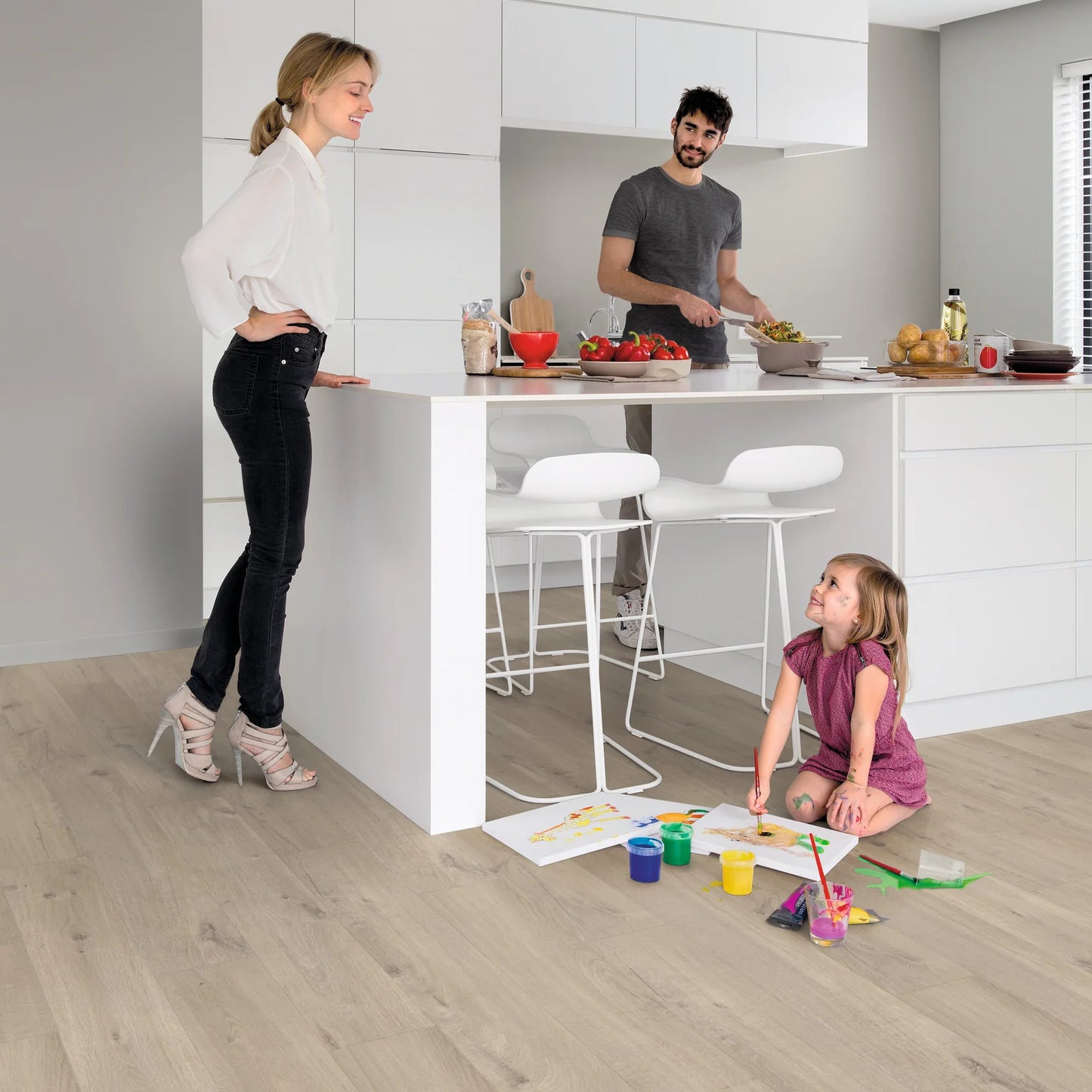 Quickstep Vinyl Bloom Cotton Oak Beige
