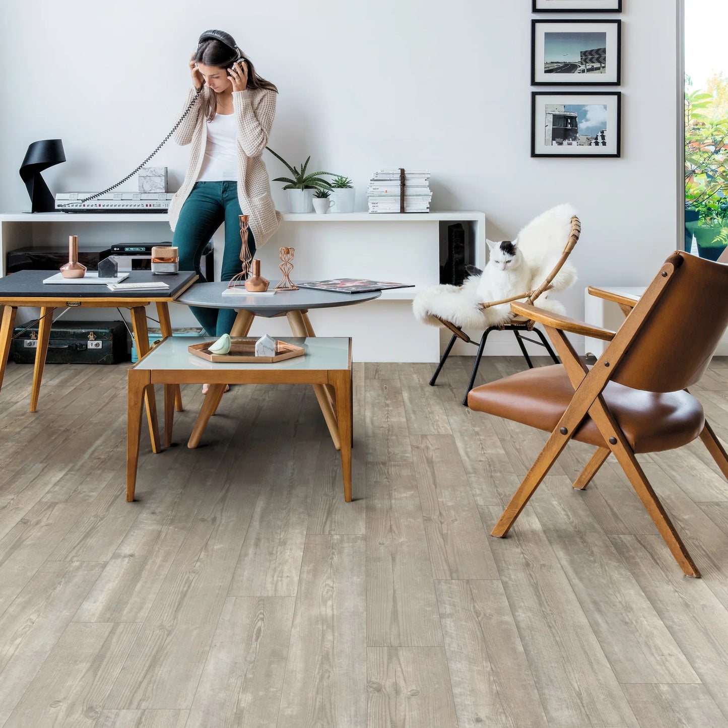 Quickstep Vinyl Bloom Morning Mist Pine