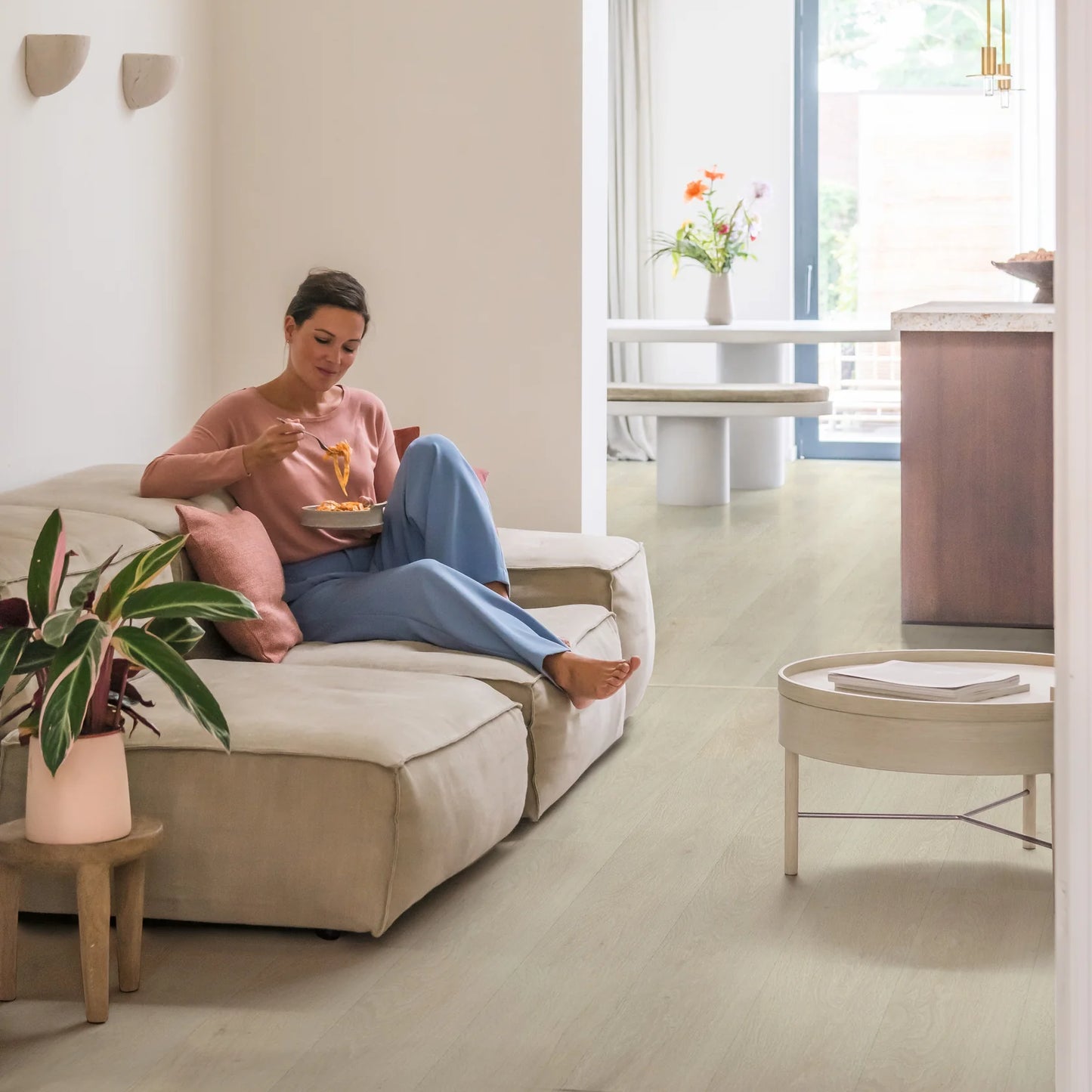 Quickstep Vinyl Bloom Sea Breeze Oak Light