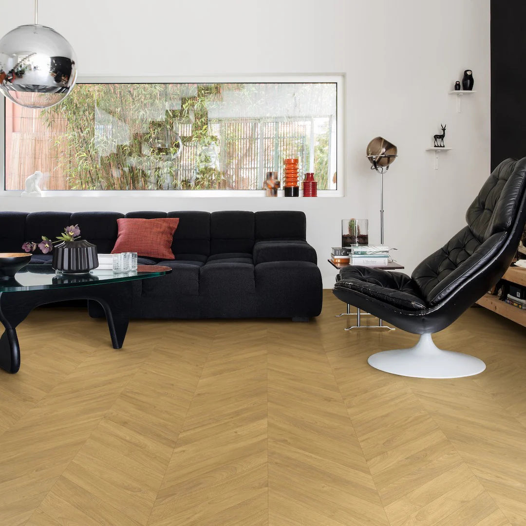 Quickstep Impressive Patterns Chevron Oak Natural