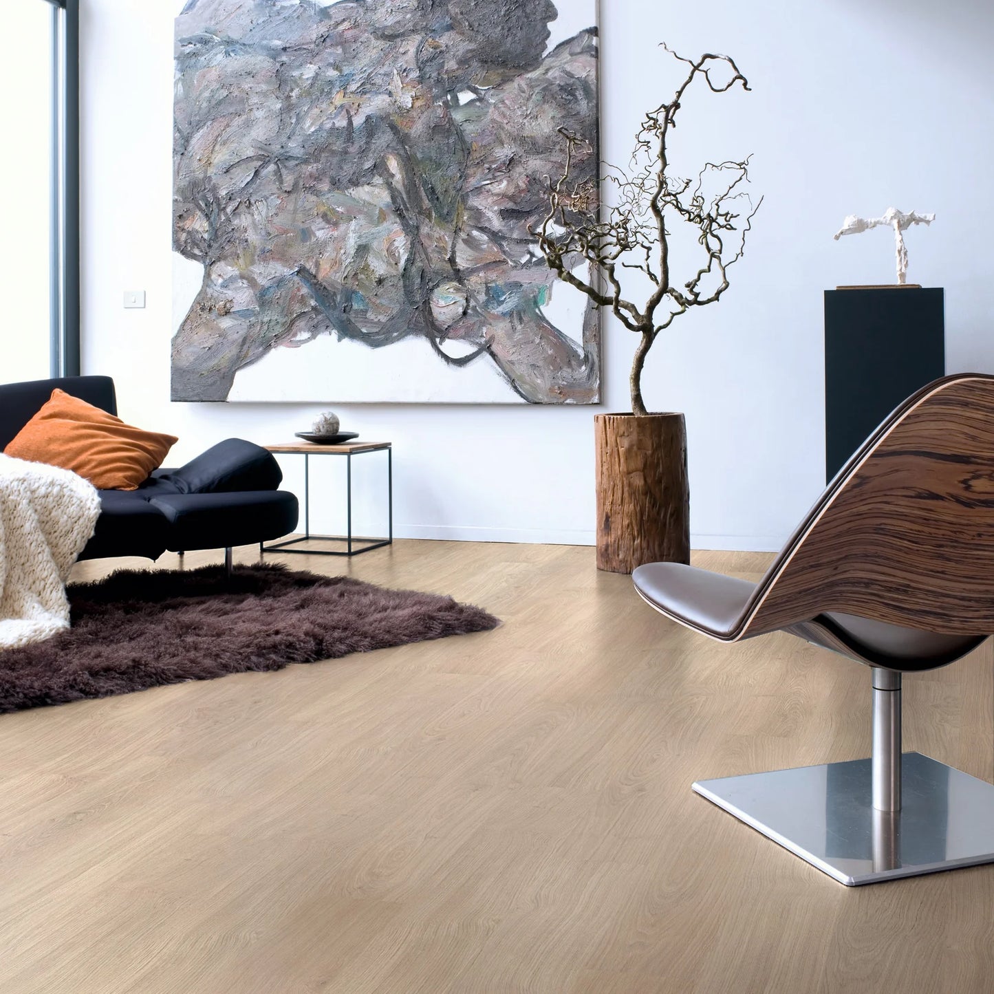 Quickstep Eligna Varnished Oak Light Grey Planks
