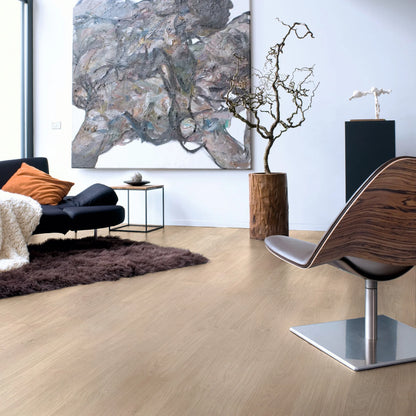 Quickstep Eligna Varnished Oak Light Grey Planks