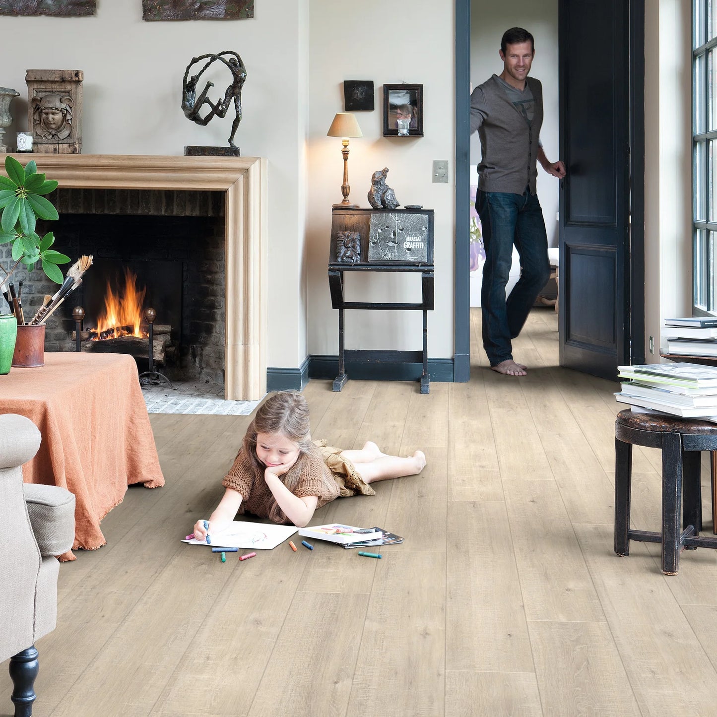 Quickstep Impressive Saw Cut Oak Beige