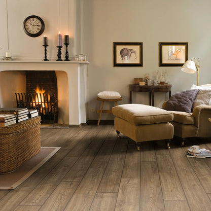 Quickstep Impressive Ultra Scraped Oak Grey Brown