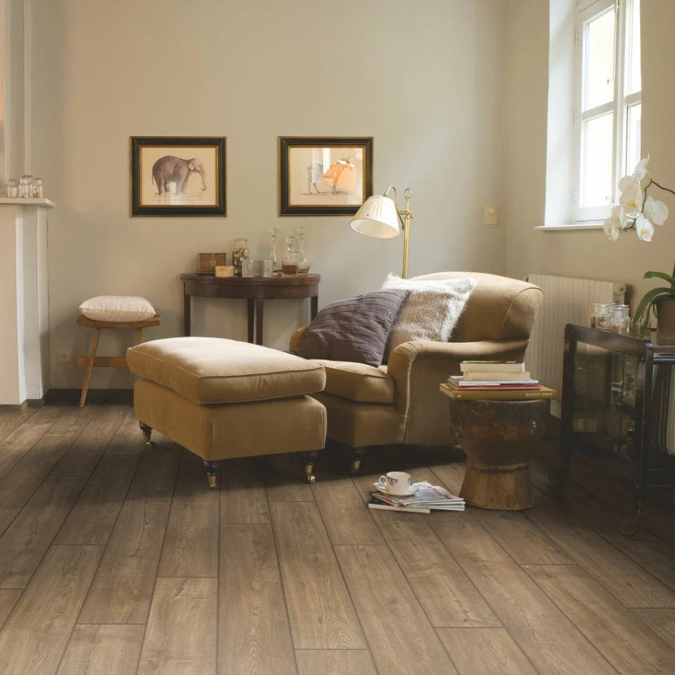 Quickstep Impressive Scraped Oak Grey Brown