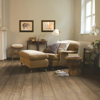 Quickstep Impressive Scraped Oak Grey Brown
